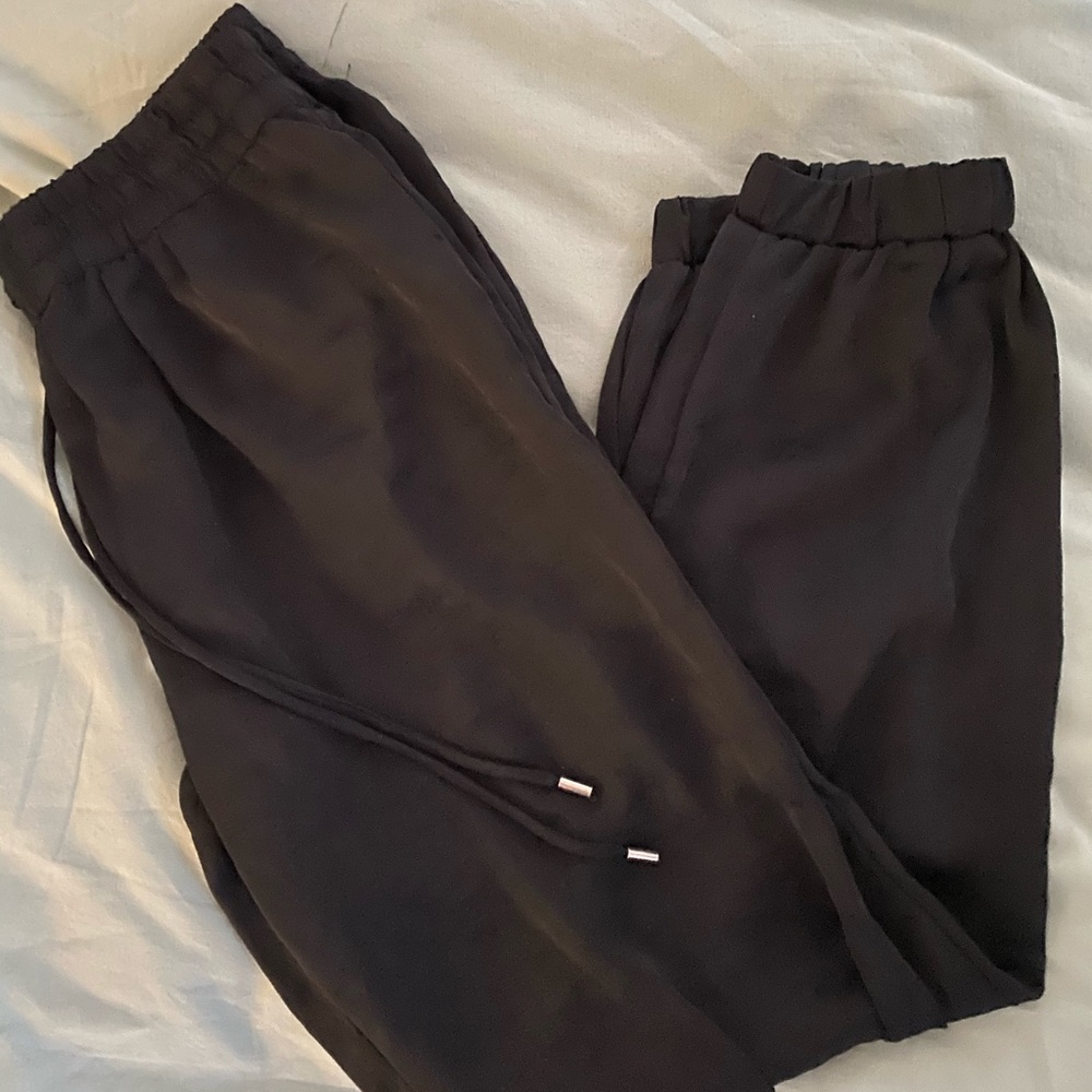 Satin jogger pants